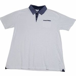 Craft‎ Flow White Pullover Short Sleeve Shirt Size